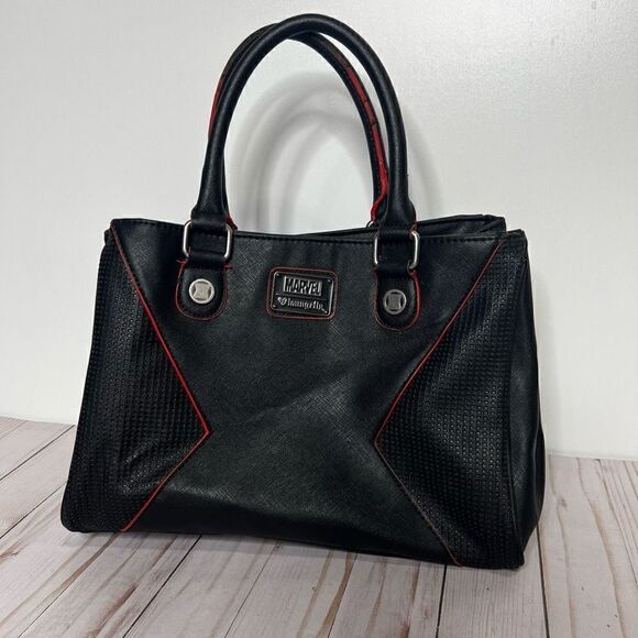 Loungefly Marvel Black Widow Satchel Handbag RARE! retired - Picture 1 of 16